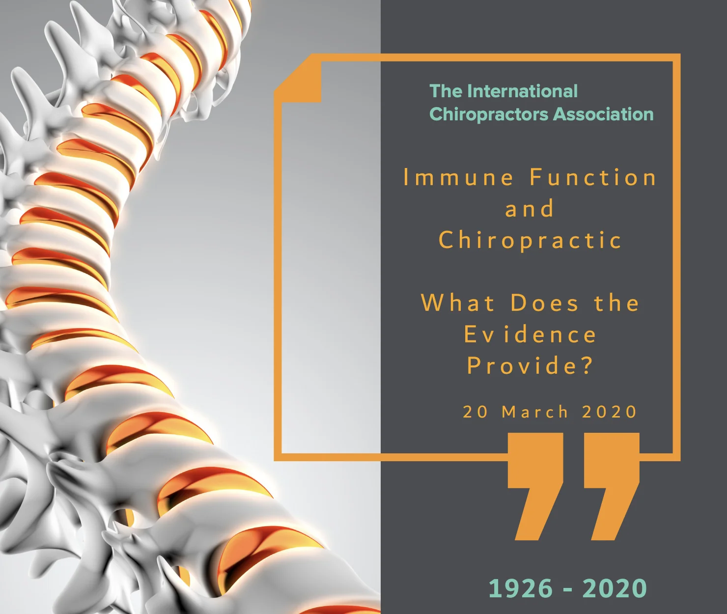 Immune function and Chiropractic